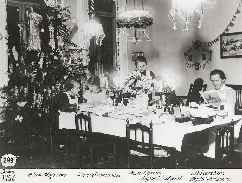 Julpyssel 1920.