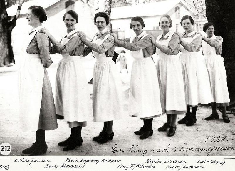Vävrumspersonal 1928.
