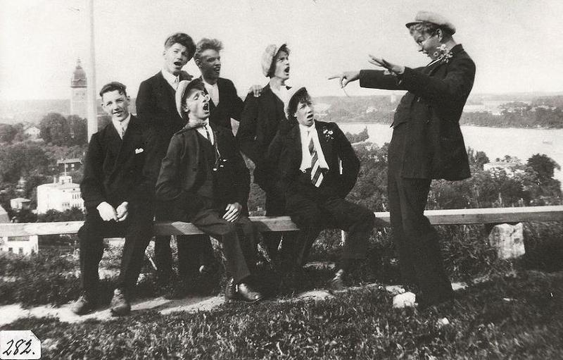 Sånglektion 1929.