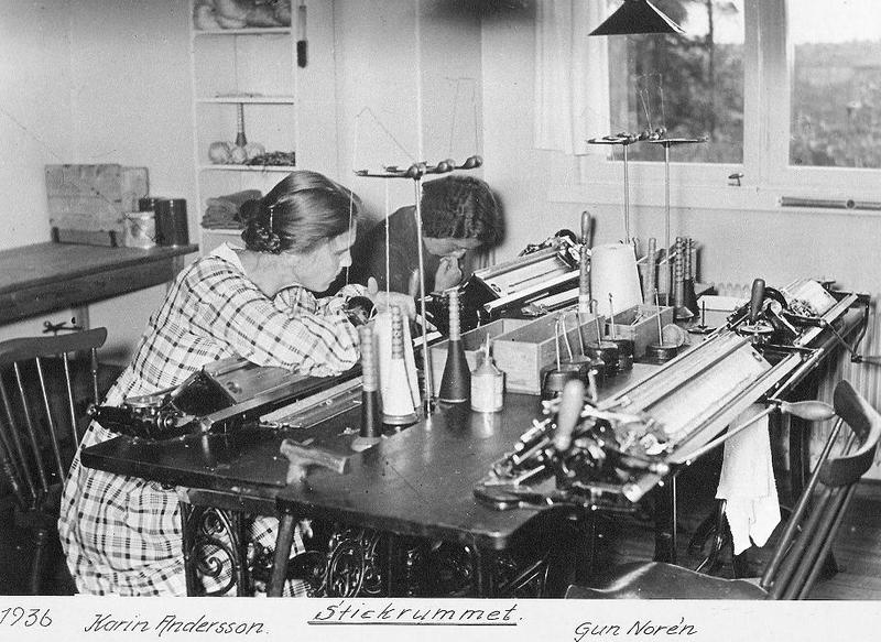 Stickrummet 1936.