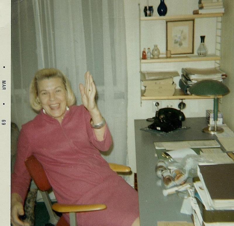 Hjördis Boström 1969.