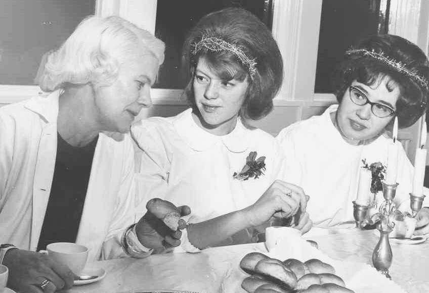 Hjördis Boström, Sylvia och Inga-Lill.