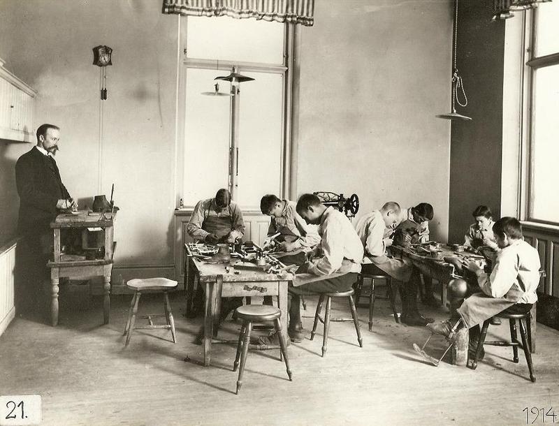 Skomakeriet 1914.