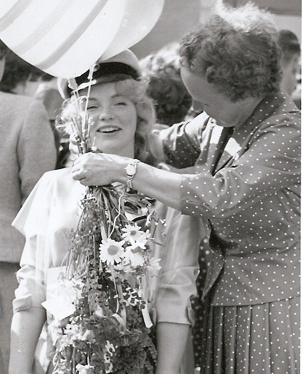 Gunnel Kjällqvist, realexamen 1960.