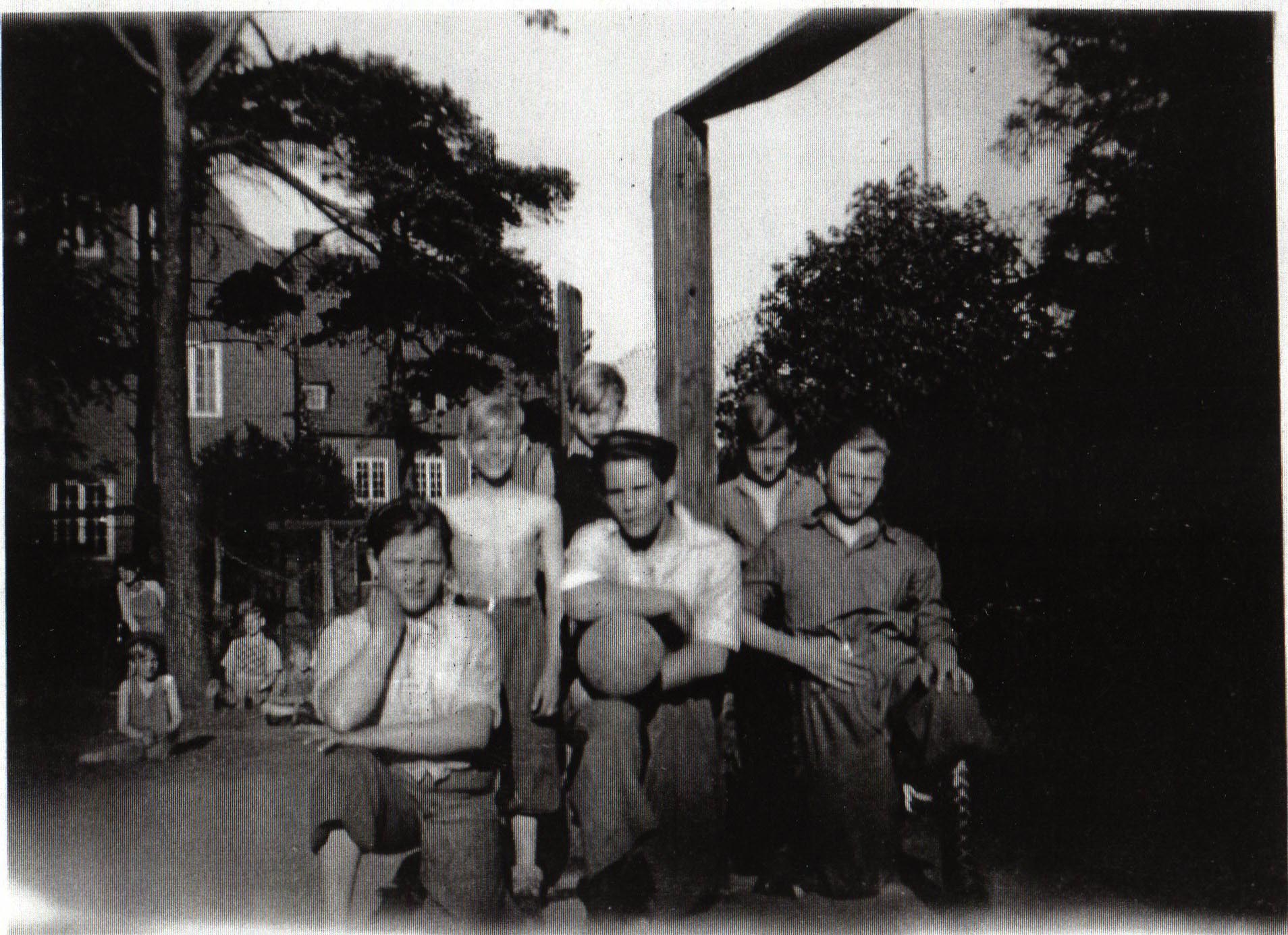 IK Sparta på skolhemmet juni 1950