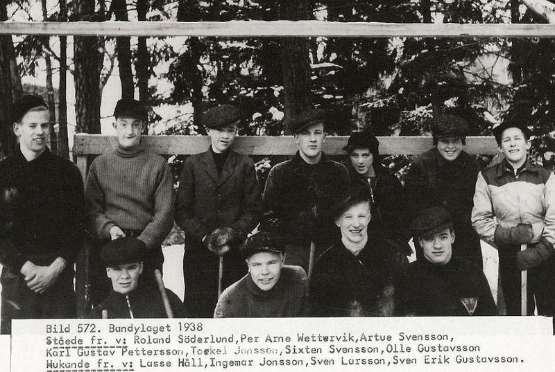 Bandylaget 1938.