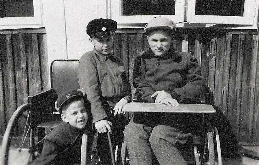 Bosse, Roffe och Bertil.