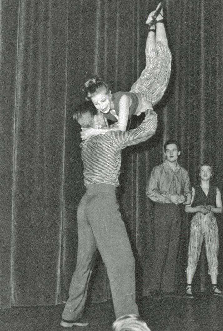 Rock´n roll uppvisning 1957.