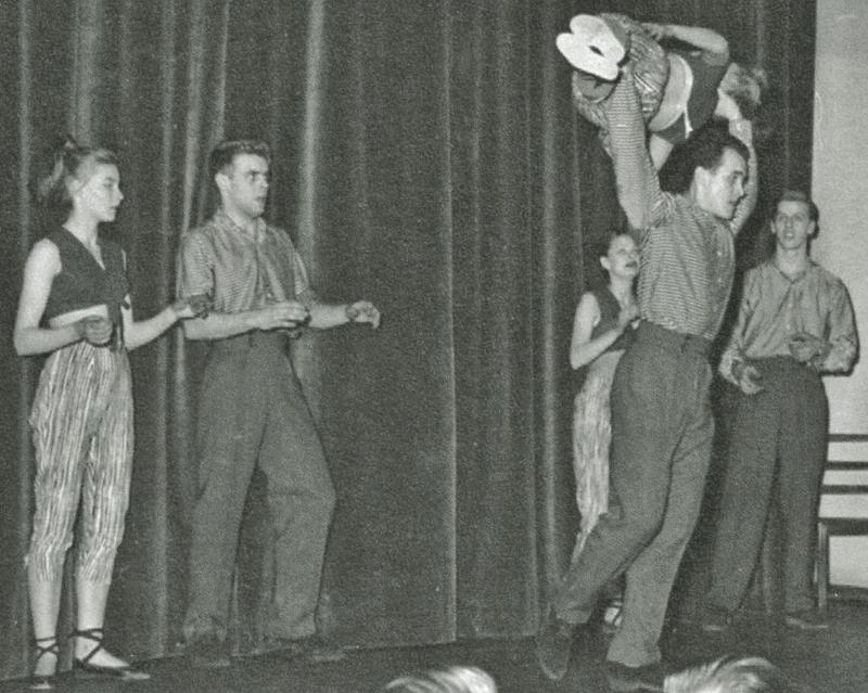 Rock´n roll uppvisning 1957.