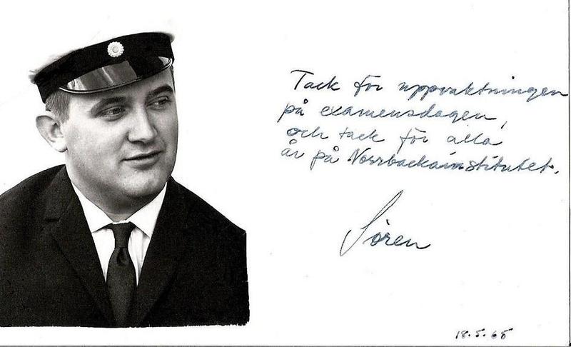 Sören Rosberg student 1968.