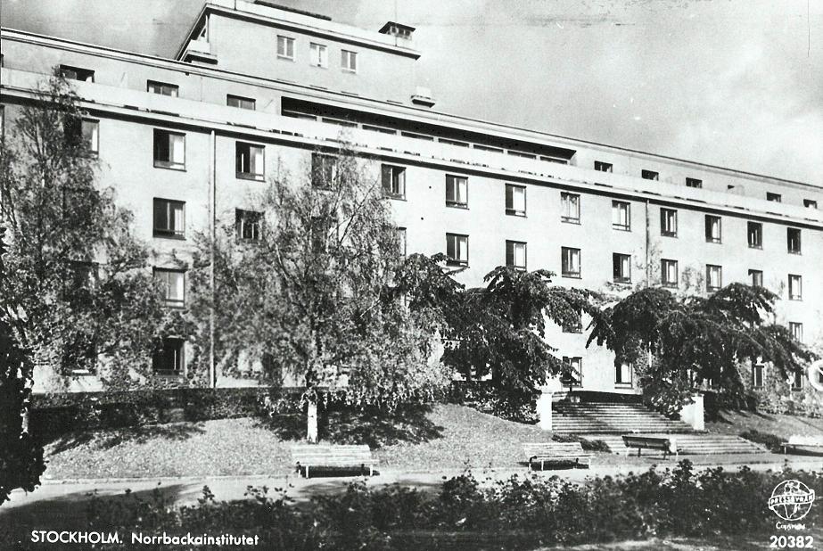 Norrbacka som vykort.