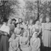 "Årsexamen i Ruskaby skola" omkring 1948
