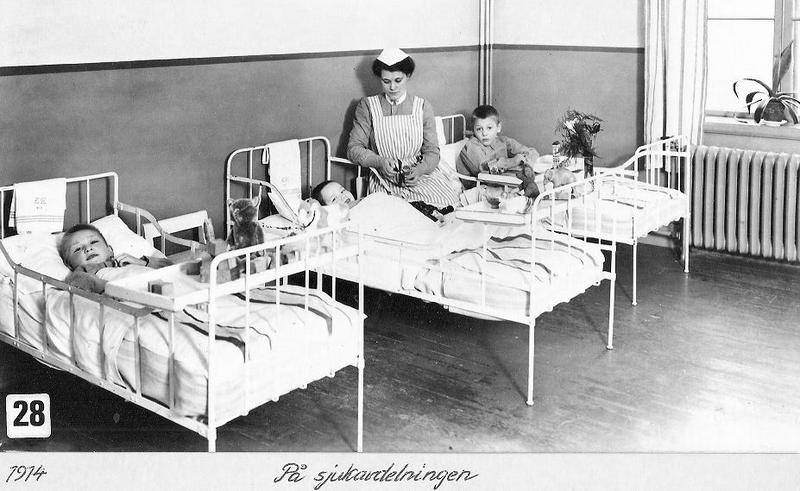 Sjukavdelningen 1914.