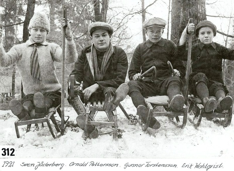 Kälkåkare 1921.