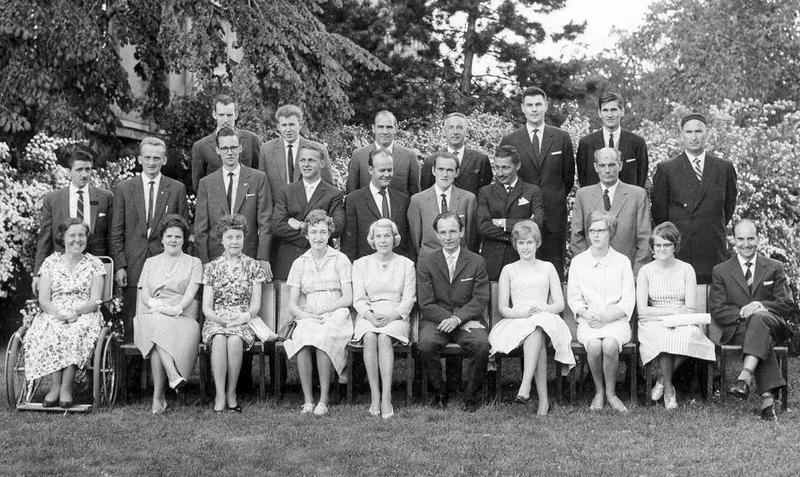 Avslutning yrkesskolan 1962.