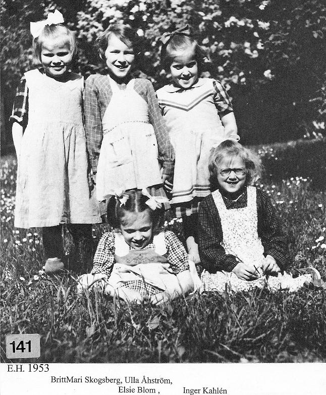 Fem glada flickor 1953.