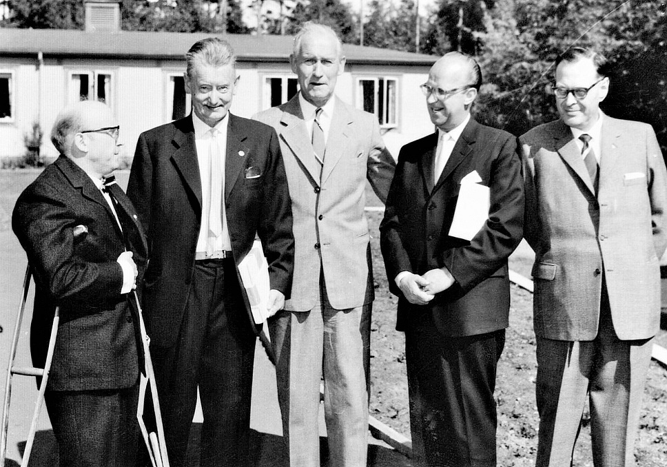 1960, 5 mäktiga män vid 30-års jub.