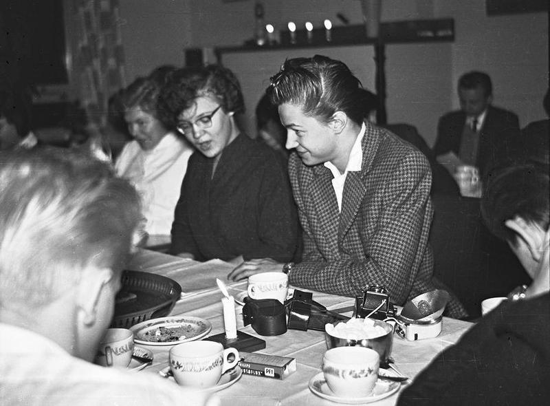 Kerstin Wallin och Sune Nordgren 1958.
